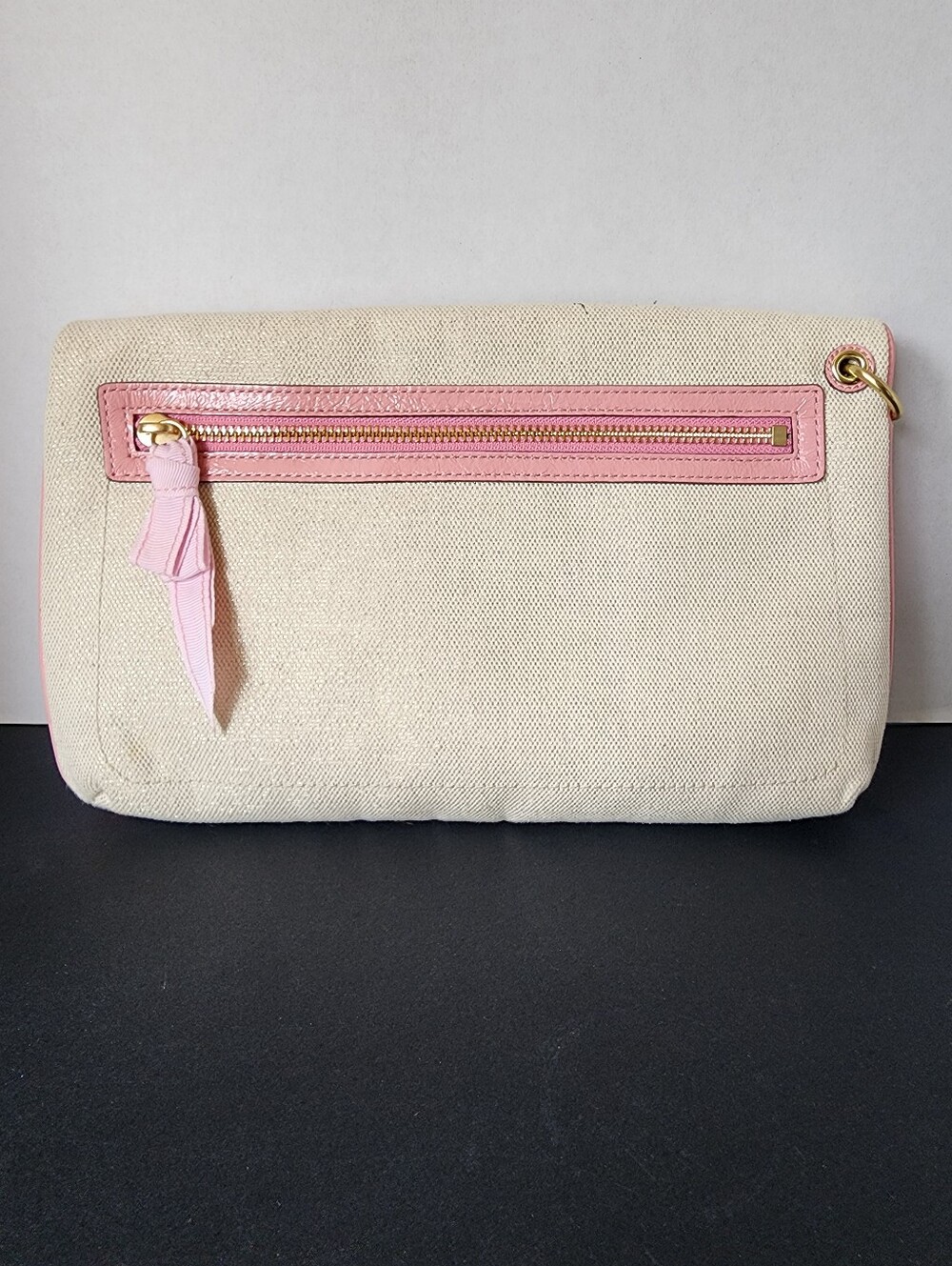 Coach Tattoo Canvas Foldover Clutch, Lurex, EUC, 2009, 42671 - Picture 4 of 9